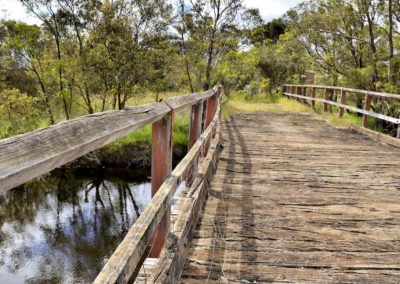 Disused bridge over the Kalgan River on the Woogenellup Rd North