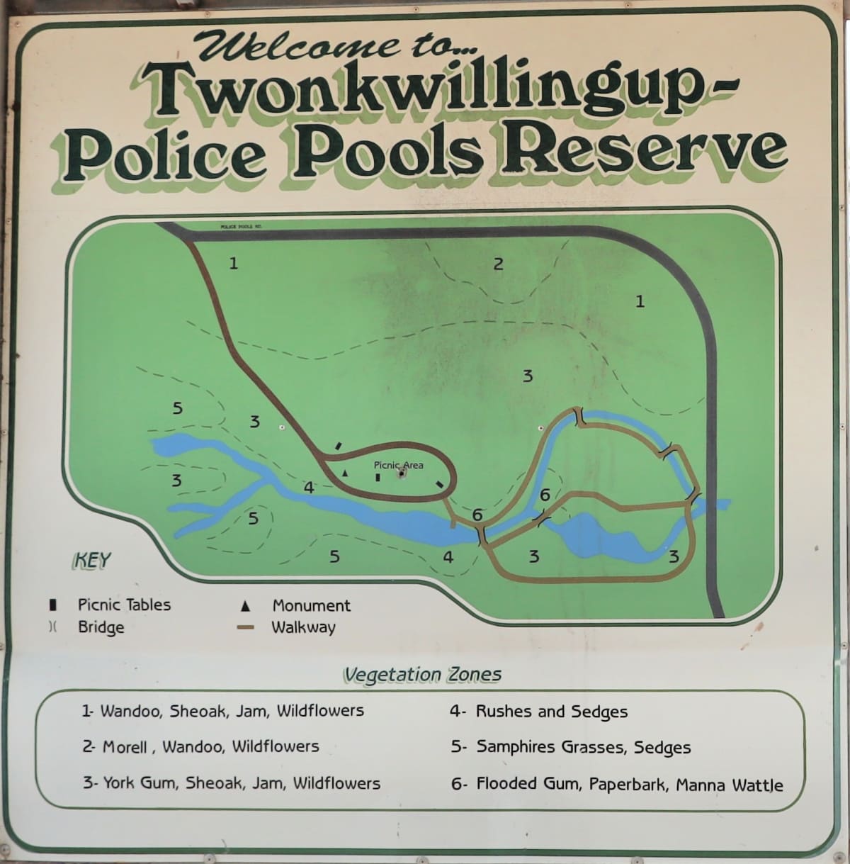 Map of Twonkwillingup - Police Pools reserve