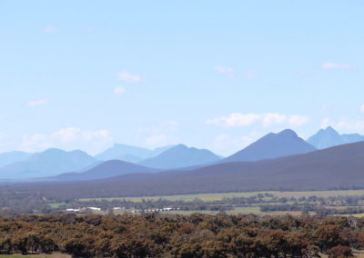 Many layers of mountains in the Stirling Range