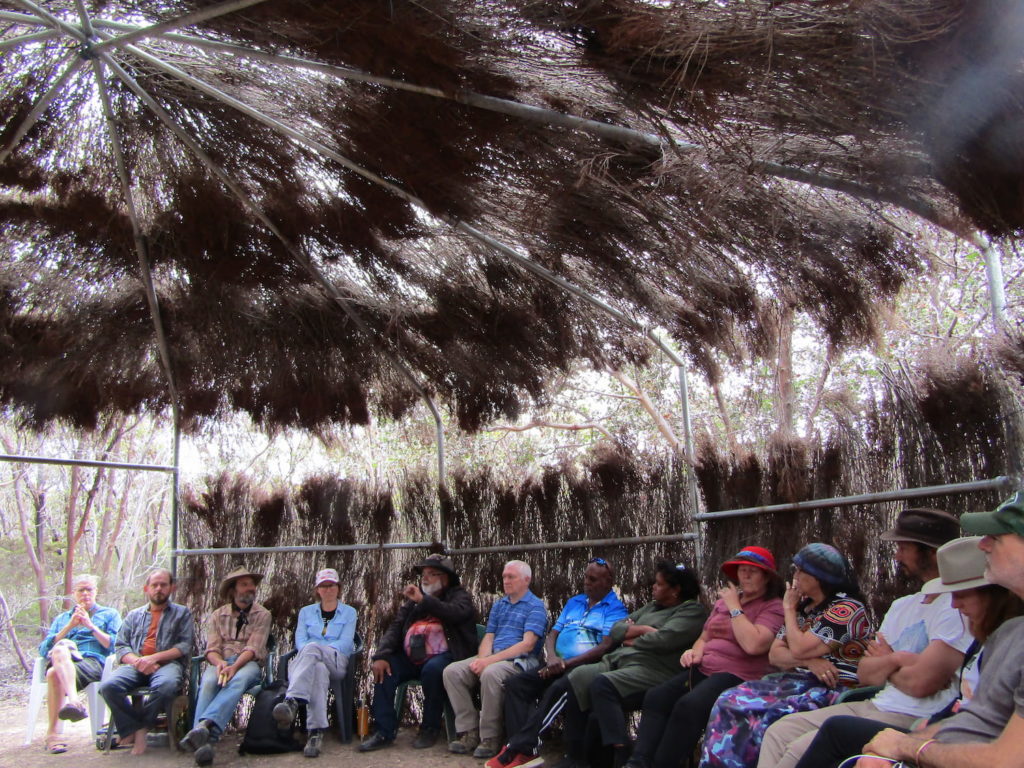 Image of Elders and Friends of Nowanup at a special camp to build cultural connections 